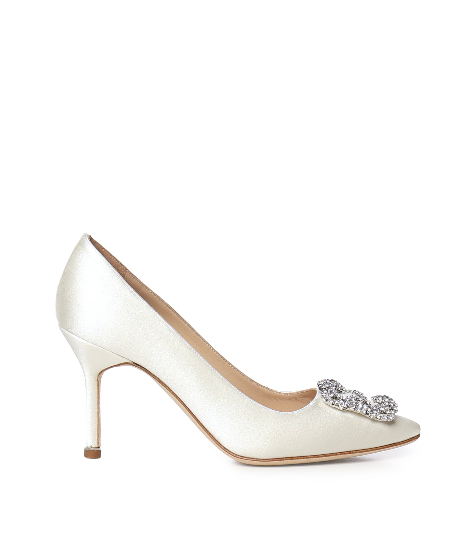 Décolleté Hangisi in raso 9XX0317 1309 MANOLO BLAHNIK 