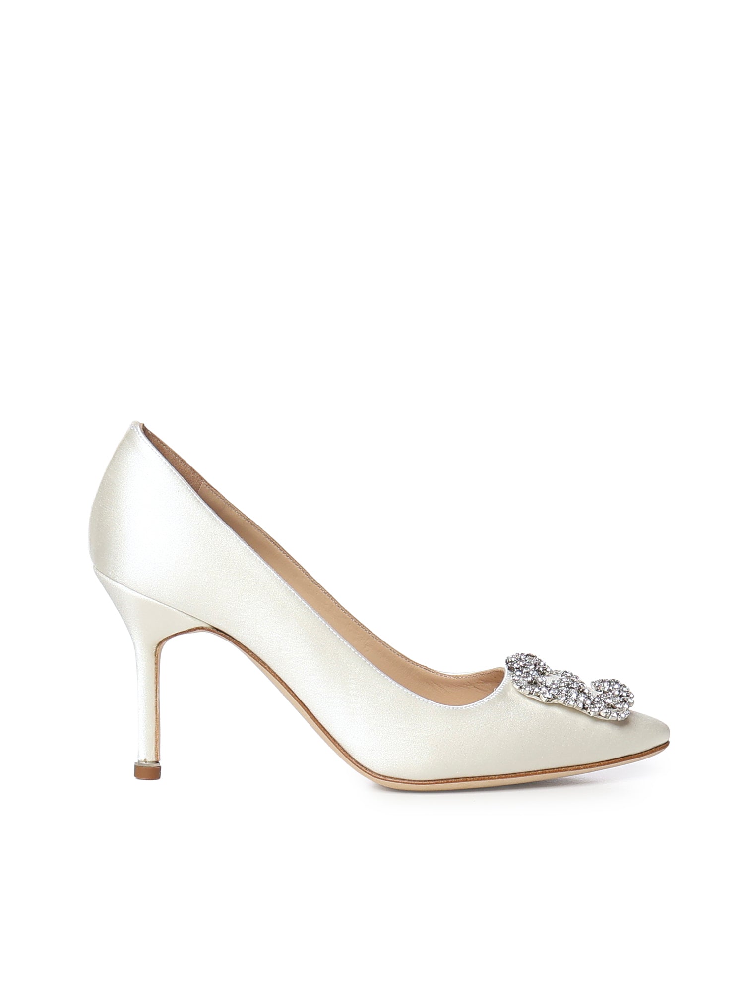 Décolleté Hangisi in raso 9XX0317 1309 MANOLO BLAHNIK 