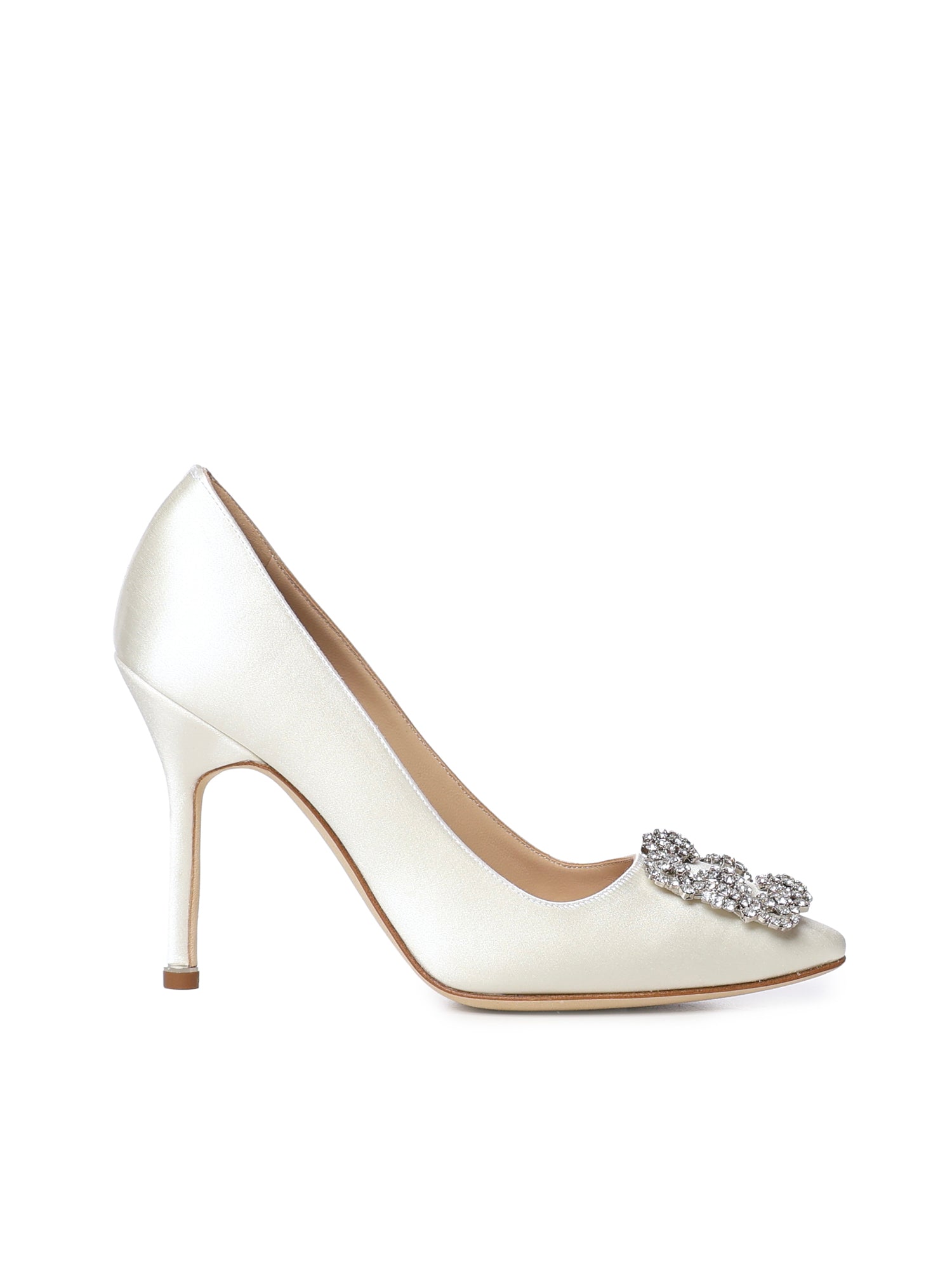 Pumps Hangisi in raso 9XX0318 1309 MANOLO BLAHNIK 