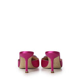 Mules Hangisimu in raso con cristalli<BR/> 9XX0723 5275 MANOLO BLAHNIK 