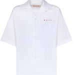Camicia in cotone con logo CUMU0213PP USCT88LRW01 MARNI 