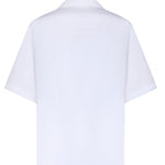 Camicia in cotone con logo CUMU0213PP USCT88LRW01 MARNI 