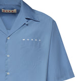 Camicia in cotone con logo CUMU0213PP USCT88LWB31 MARNI 