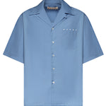 Camicia in cotone con logo CUMU0213PP USCT88LWB31 MARNI 