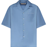 Camicia in cotone con logo CUMU0213PP USCT88LWB31 MARNI 