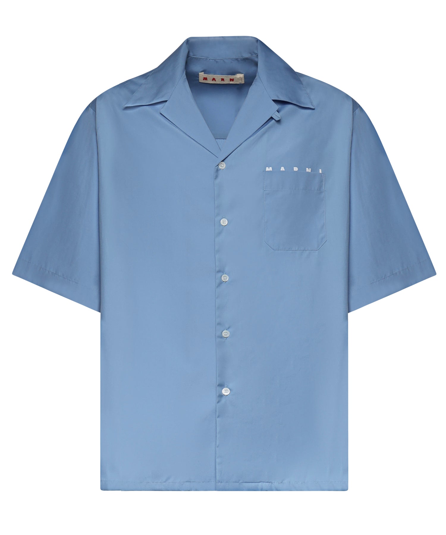 Camicia in cotone con logo CUMU0213PP USCT88LWB31 MARNI 