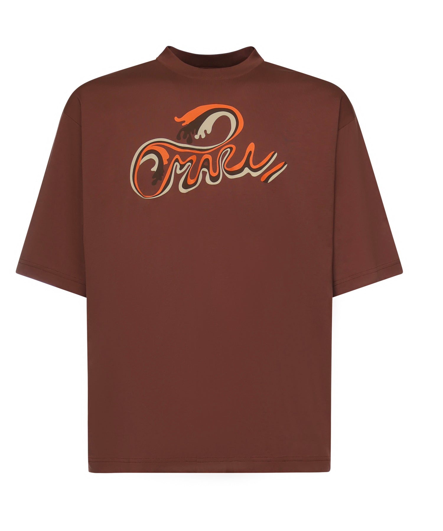 T-shirt in cotone con stampa<BR/> HUMU02230P USCY76L1M37 MARNI 