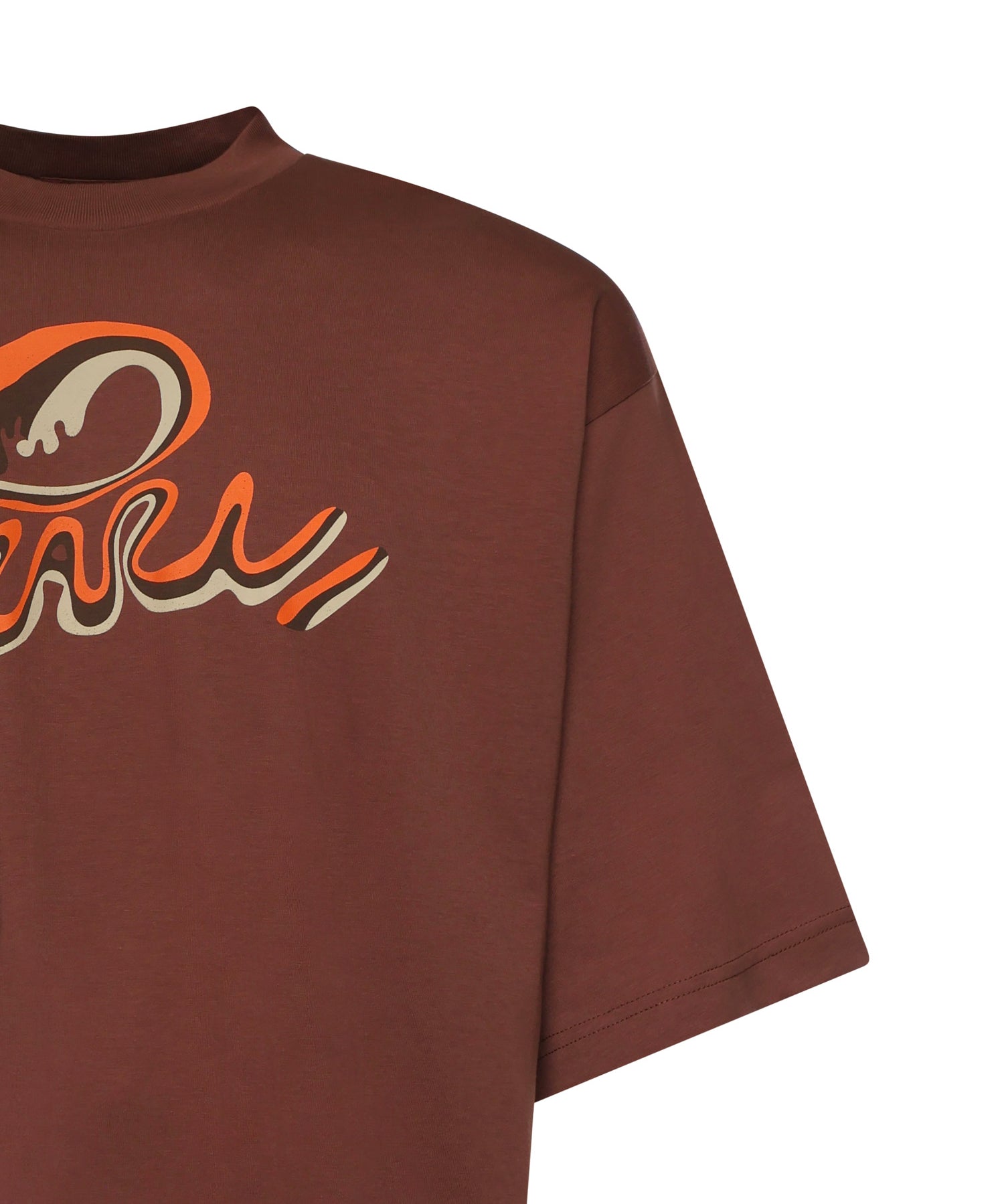 T-shirt in cotone con stampa<BR/> HUMU02230P USCY76L1M37 MARNI 