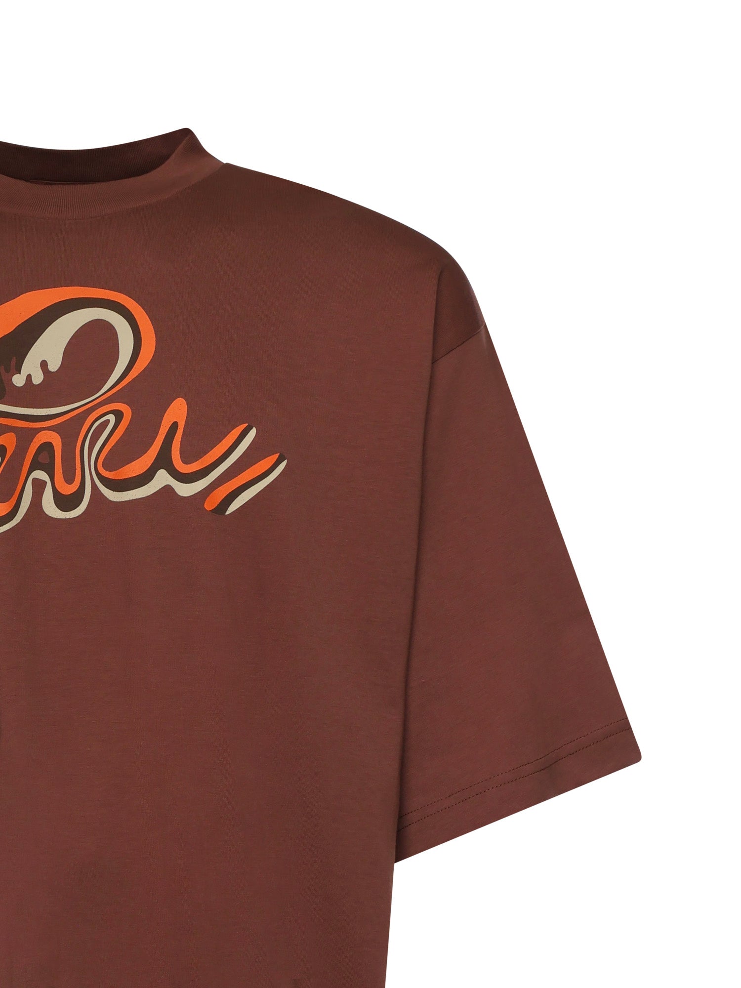 T-shirt in cotone con stampa<BR/> HUMU02230P USCY76L1M37 MARNI 