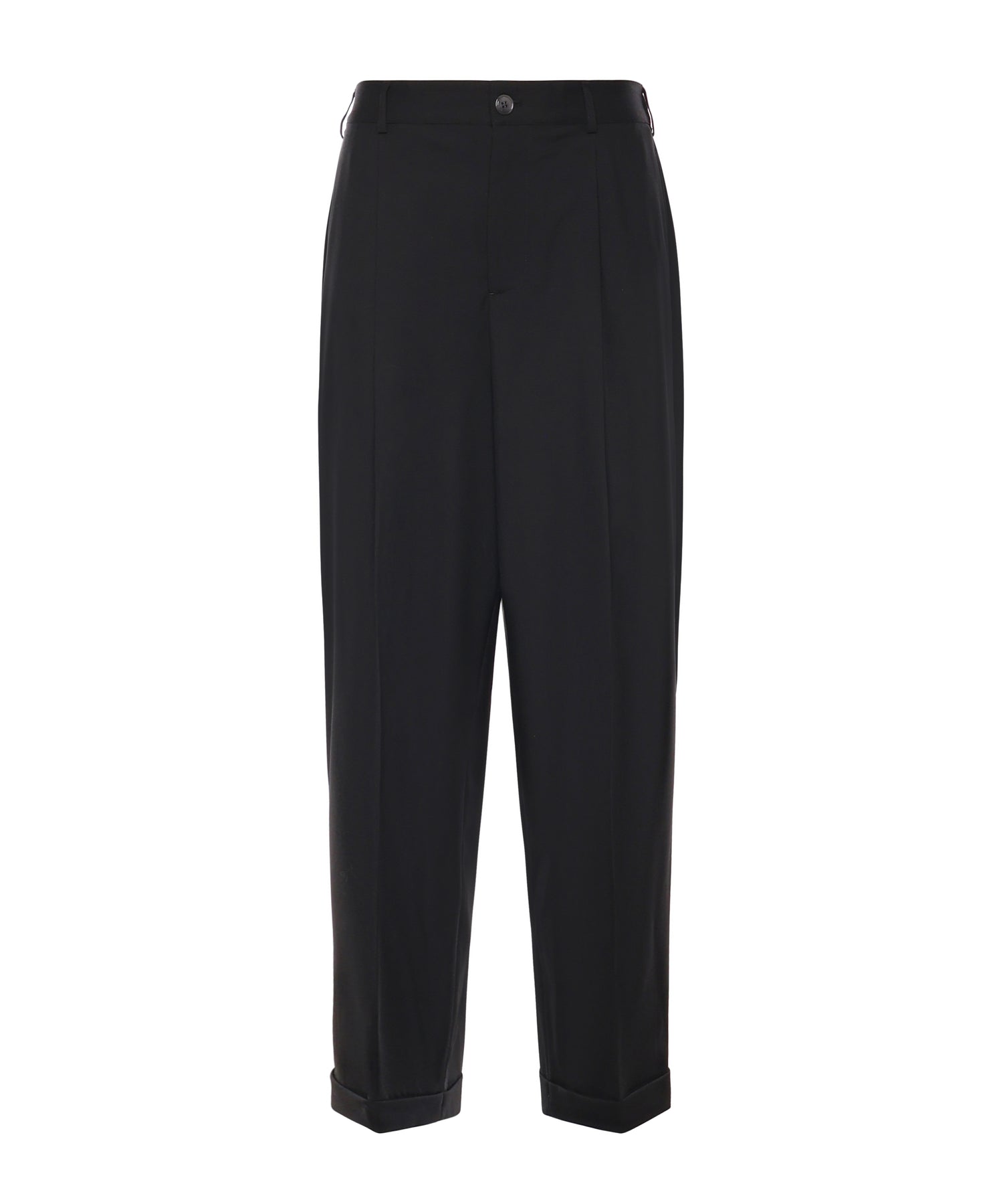 Pantaloni plissettati in fresco lana PUMU0332U0 UTW83900N99 MARNI 