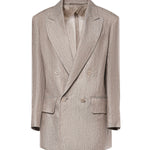 Blazer Olimpia in lino Cheveron 2611041032600 002 MAX MARA 