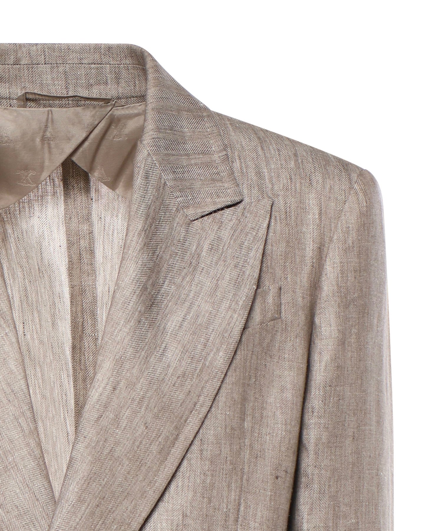 Blazer Olimpia in lino Cheveron 2611041032600 002 MAX MARA 