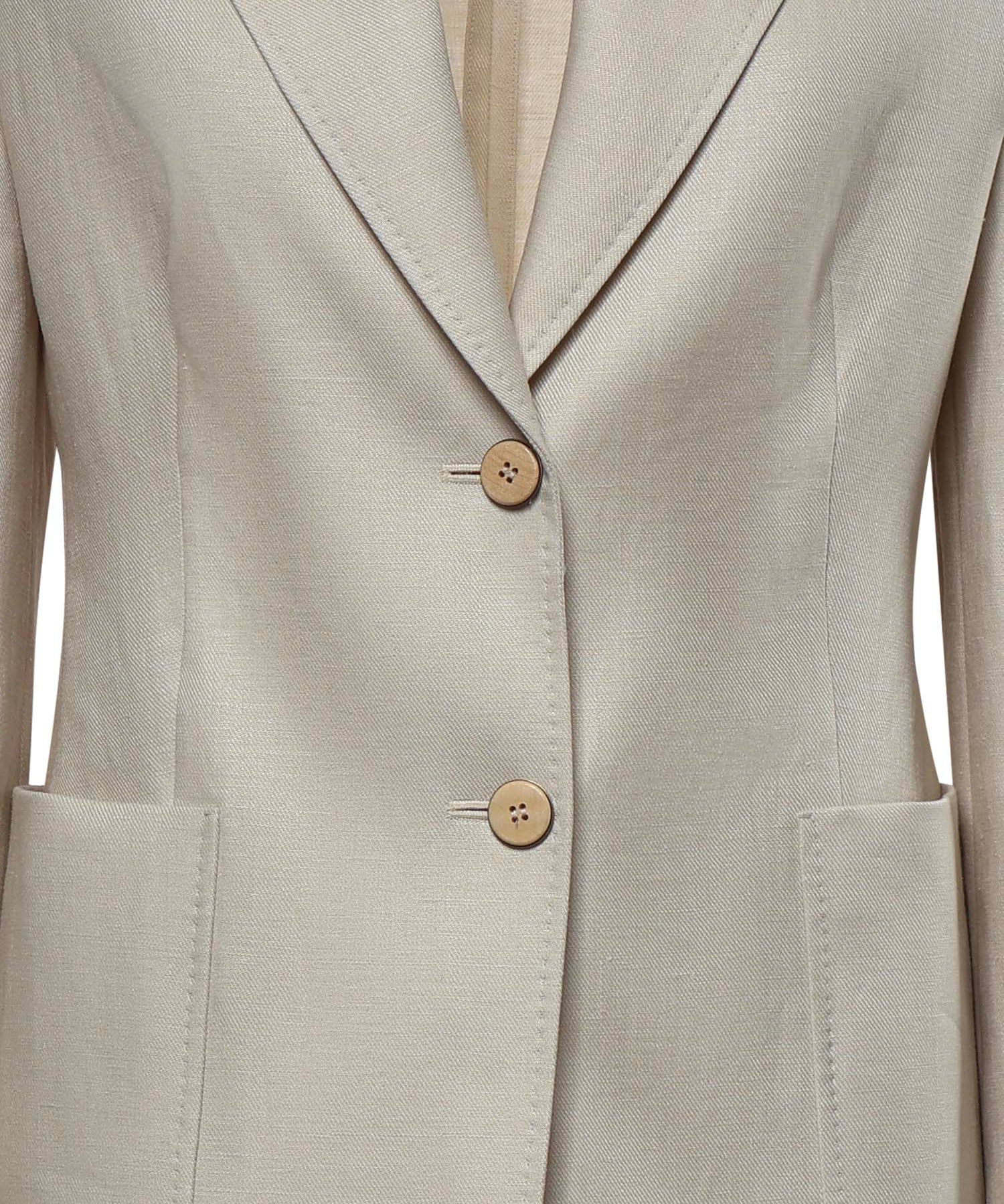 Blazer monopetto in lino 2611041052600 006 MAX MARA 