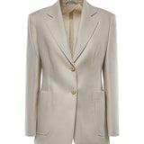 Blazer monopetto in lino 2611041052600 006 MAX MARA 