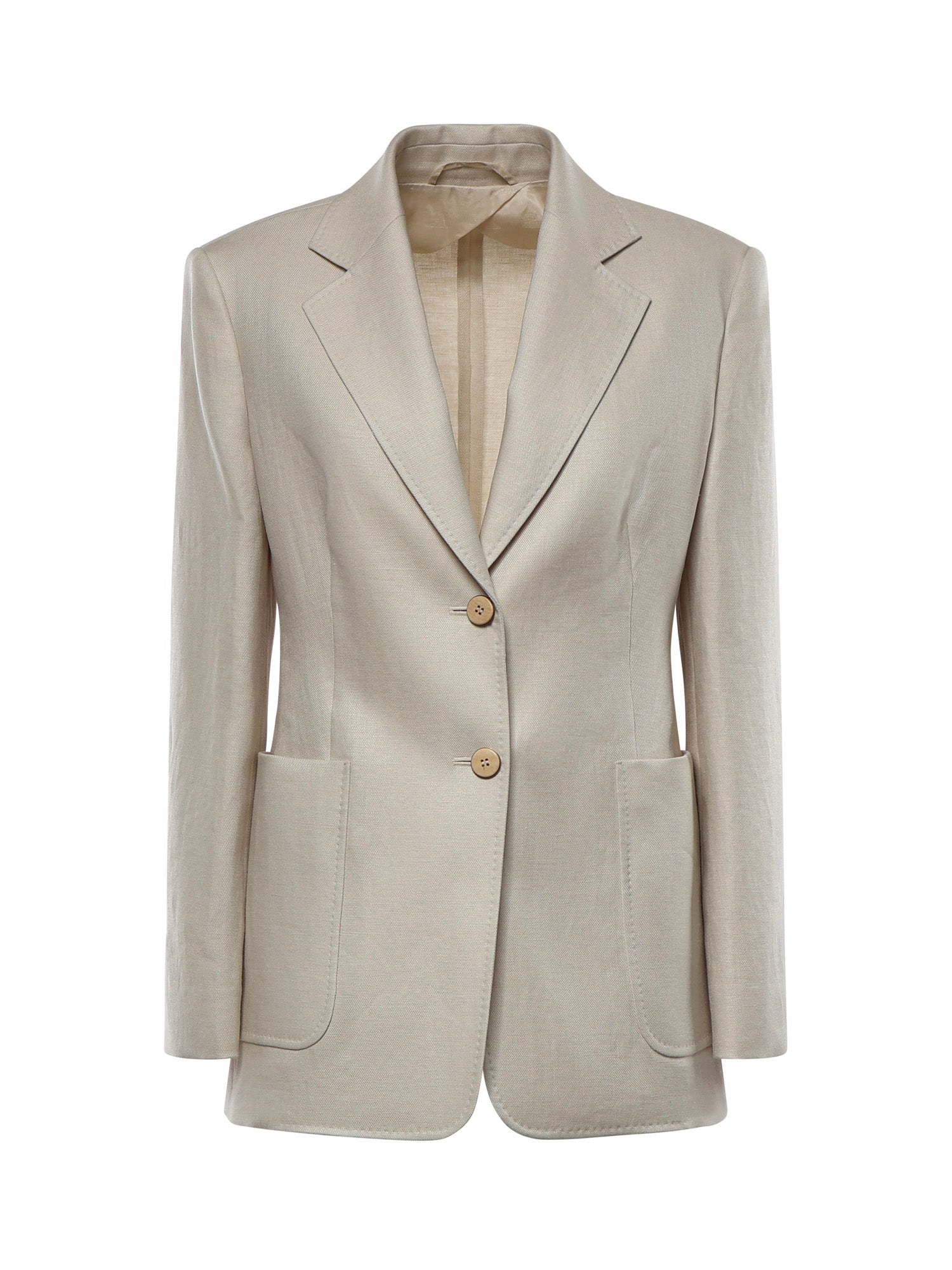 Blazer monopetto in lino 2611041052600 006 MAX MARA 