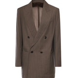 Blazer in tela di lana gessata 2611041061600 001 MAX MARA 