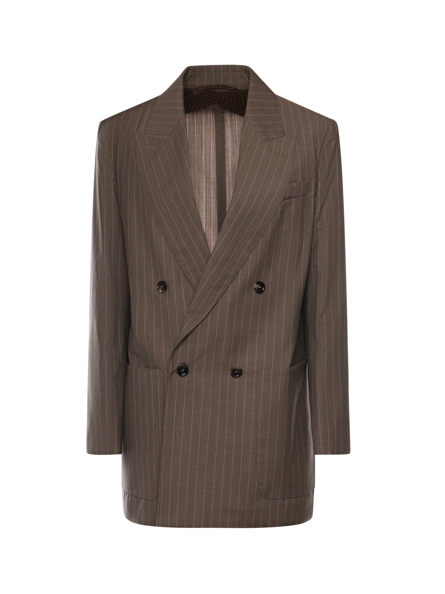 Blazer in tela di lana gessata 2611041061600 001 MAX MARA 