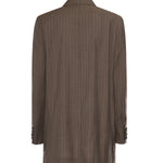 Blazer in tela di lana gessata 2611041061600 001 MAX MARA 