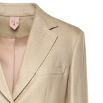 Blazer monopetto in canvas di lana e seta 2611041111600 002 MAX MARA 