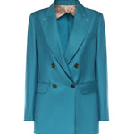 Blazer doppiopetto in lana, mohair e seta 2611041141600 003 MAX MARA 