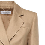 Blazer doppiopetto in natté di puro lino 2611041533600 003 MAX MARA 