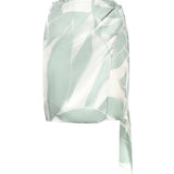 Gonna in twill di seta stampata 2611101042600 002 MAX MARA 