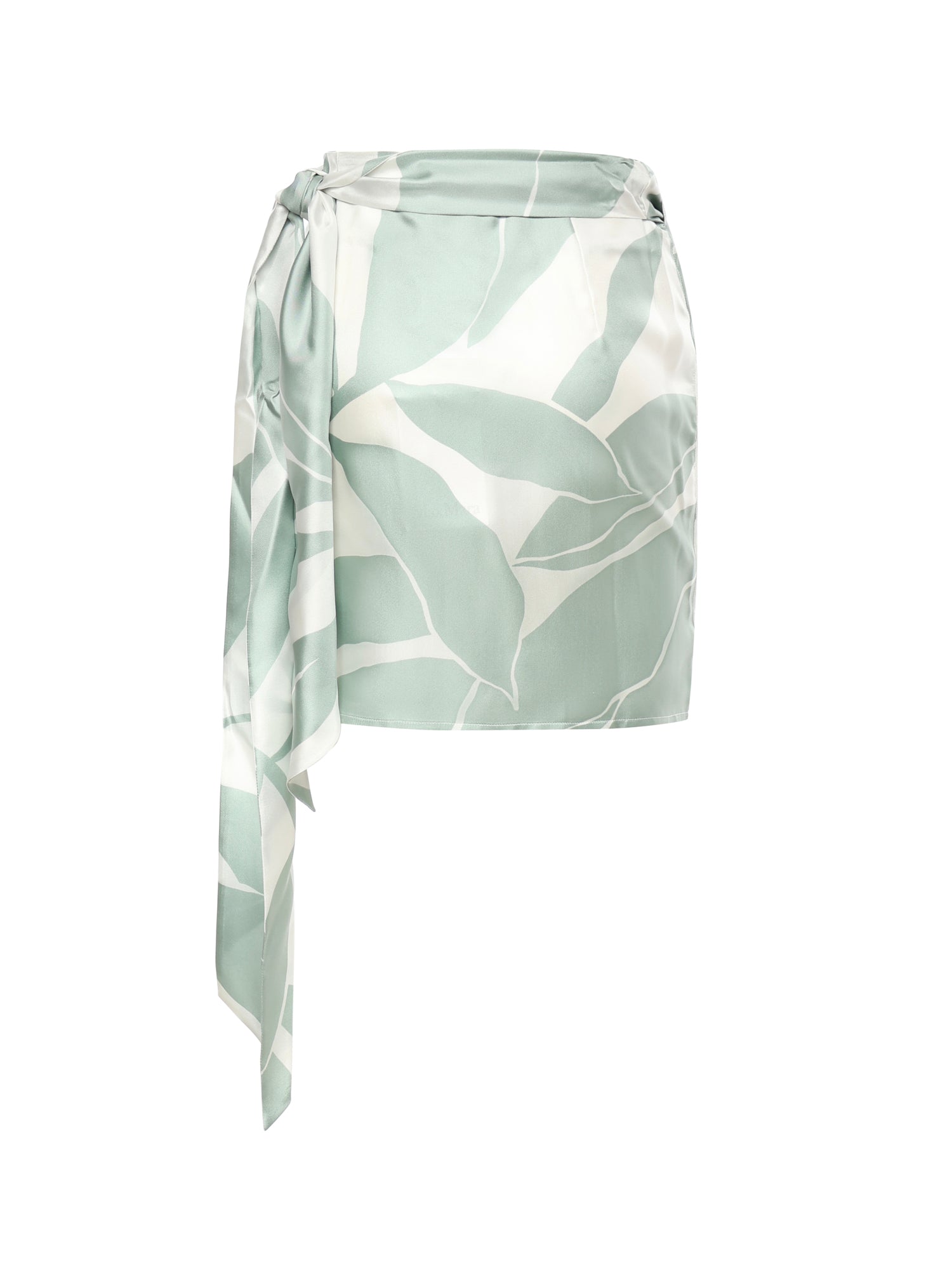 Gonna in twill di seta stampata 2611101042600 002 MAX MARA 