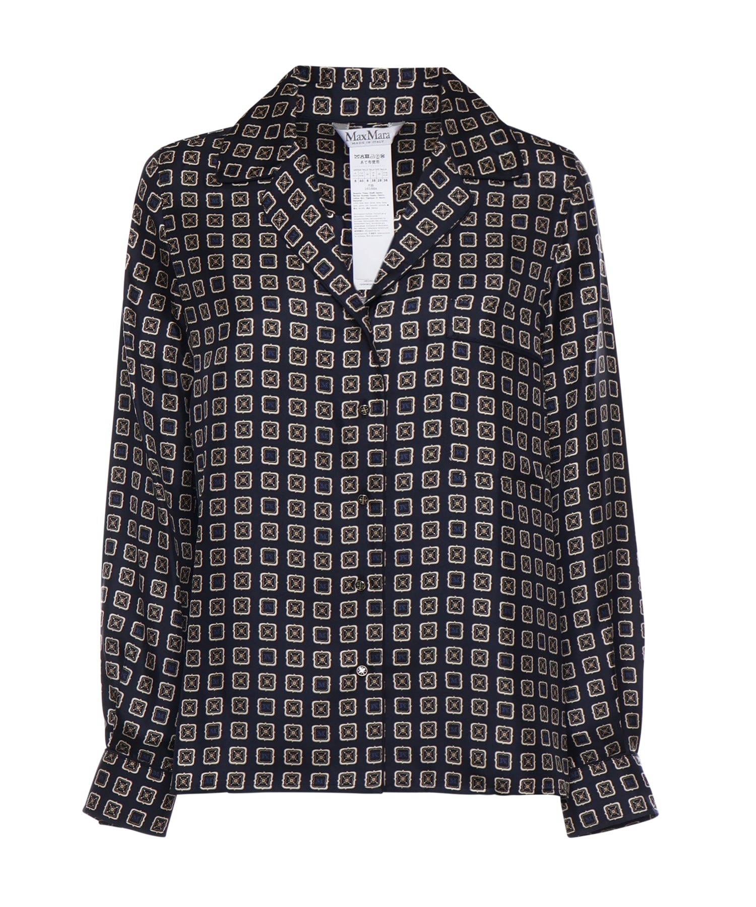 Camicia in seta stampata 2611111131600 002 MAX MARA 