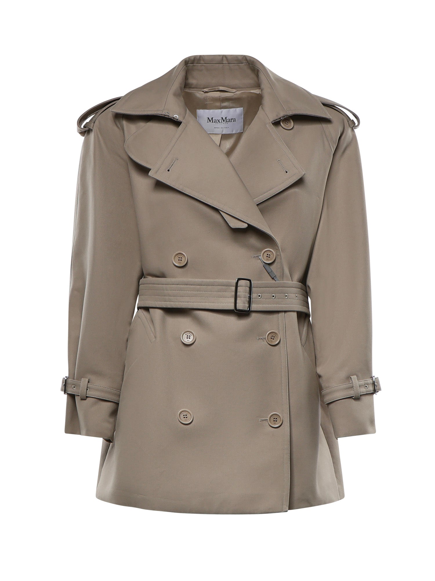 Spolverino cropped in cotone 2611121103600 002 MAX MARA 