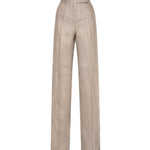 Pantalone in batavia di lino Chevron 2611131012600 002 MAX MARA 