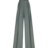 Pantalone ampio in lana e seta 2611131042600 003 MAX MARA 