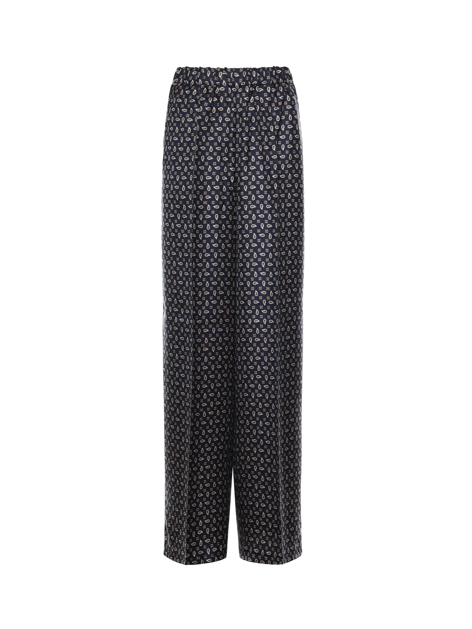 Pantalone in seta stampata 2611131131600 001 MAX MARA 