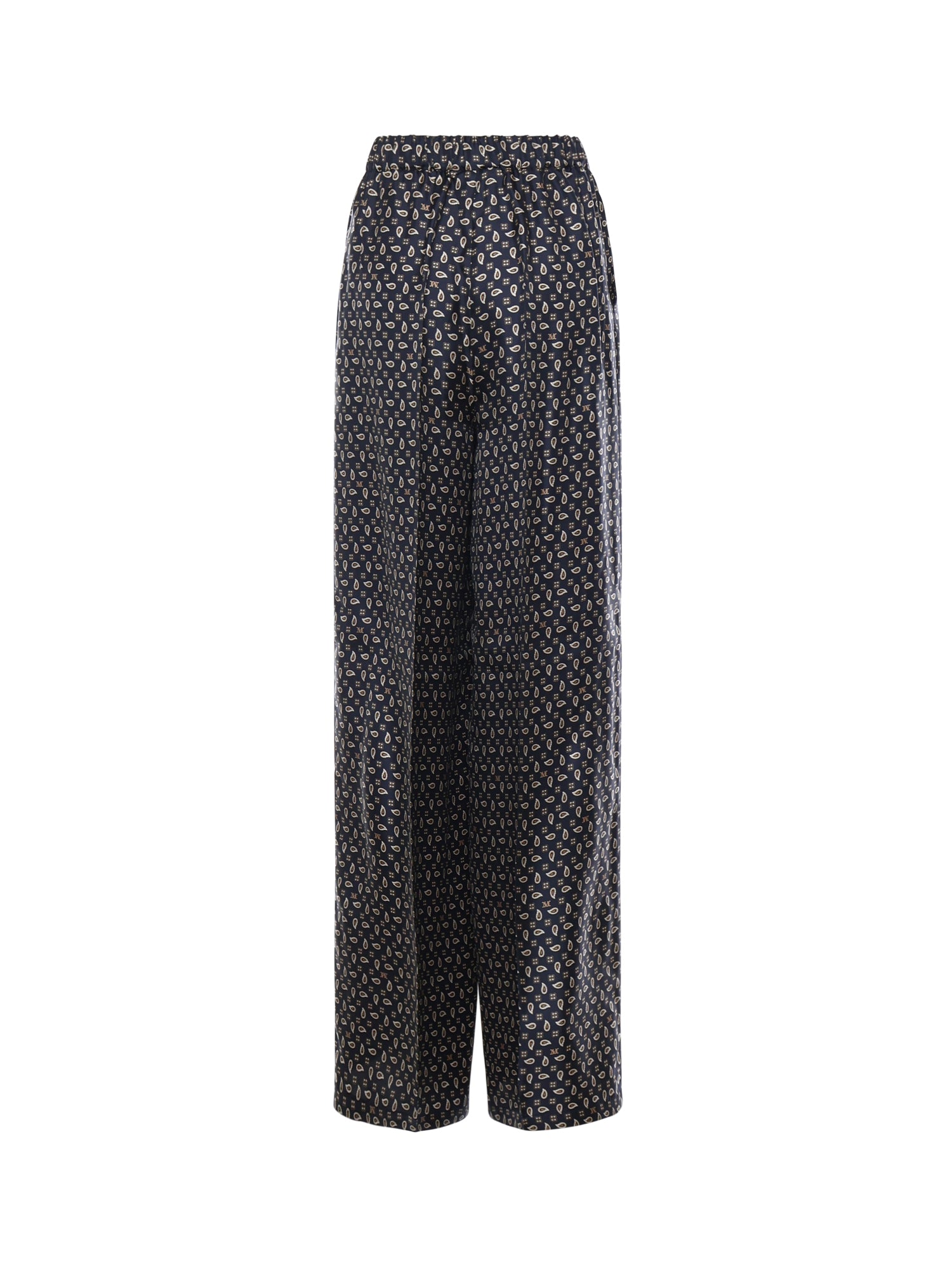 Pantalone in seta stampata 2611131131600 001 MAX MARA 