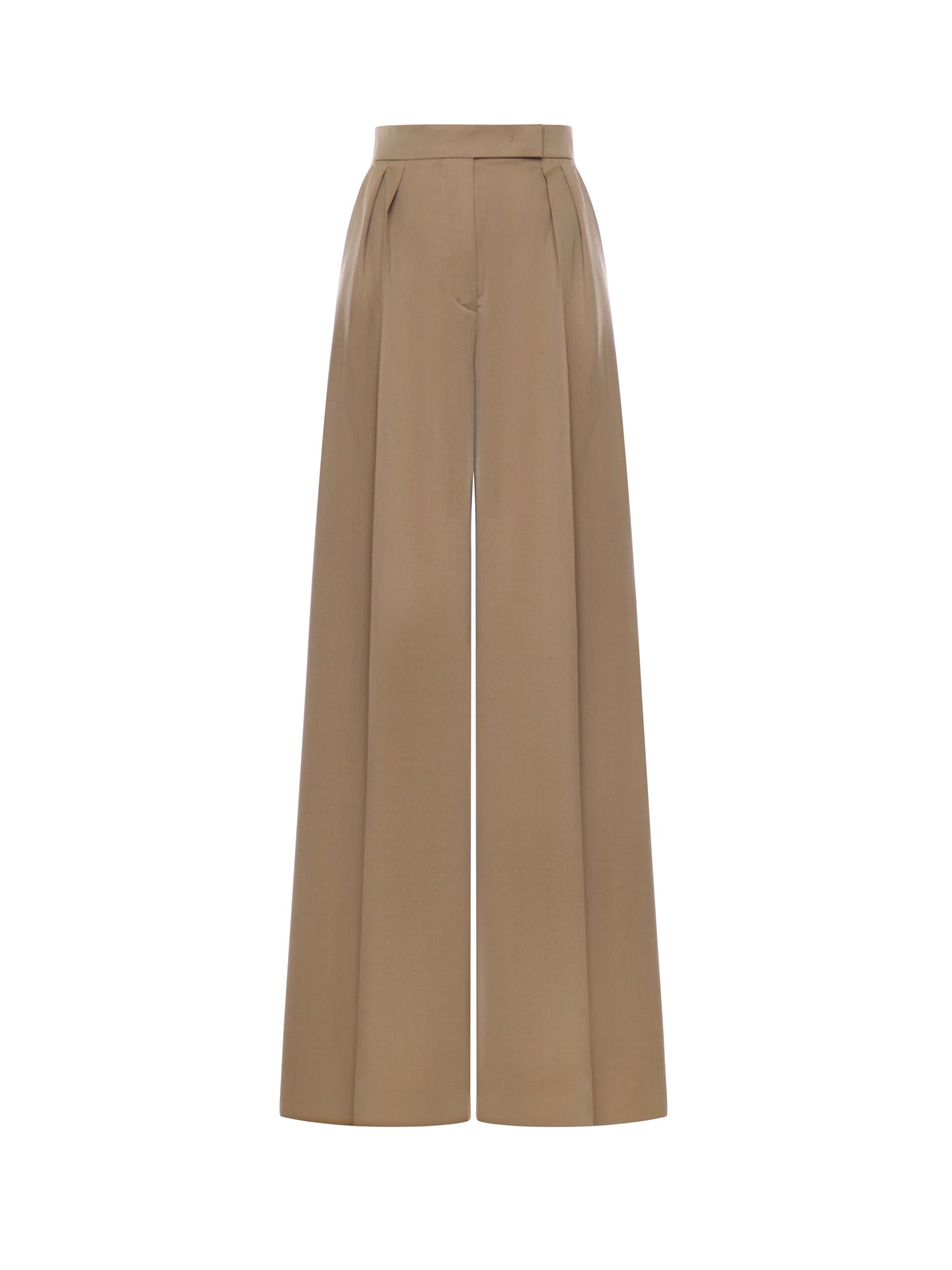 Pantaloni a gamba larga in lana 2611131161600 001 MAX MARA 