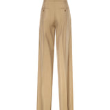 Pantalone in popeline di lana e seta 2611131173600 007 MAX MARA 