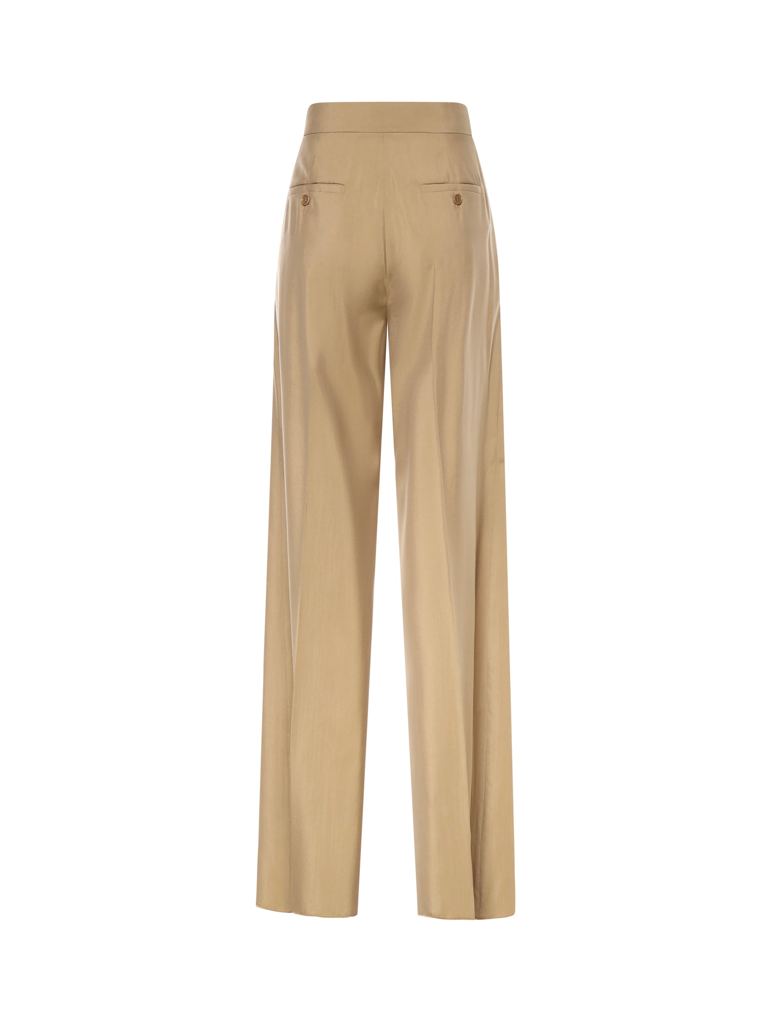 Pantalone in popeline di lana e seta 2611131173600 007 MAX MARA 