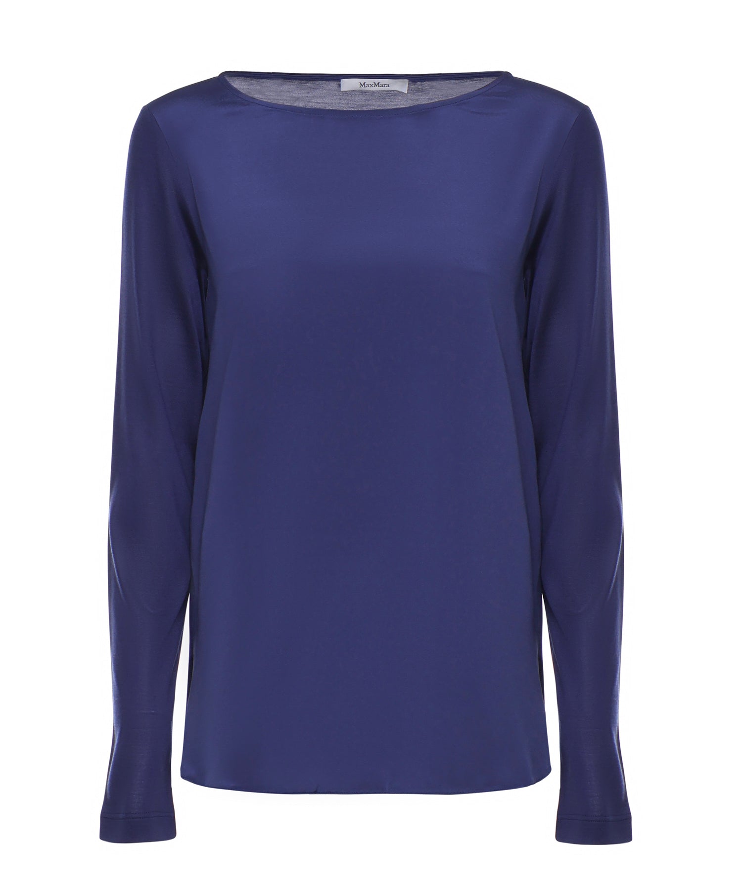 T-shirt in crêpe de Chine di seta e jersey 2611941048600 001 MAX MARA 