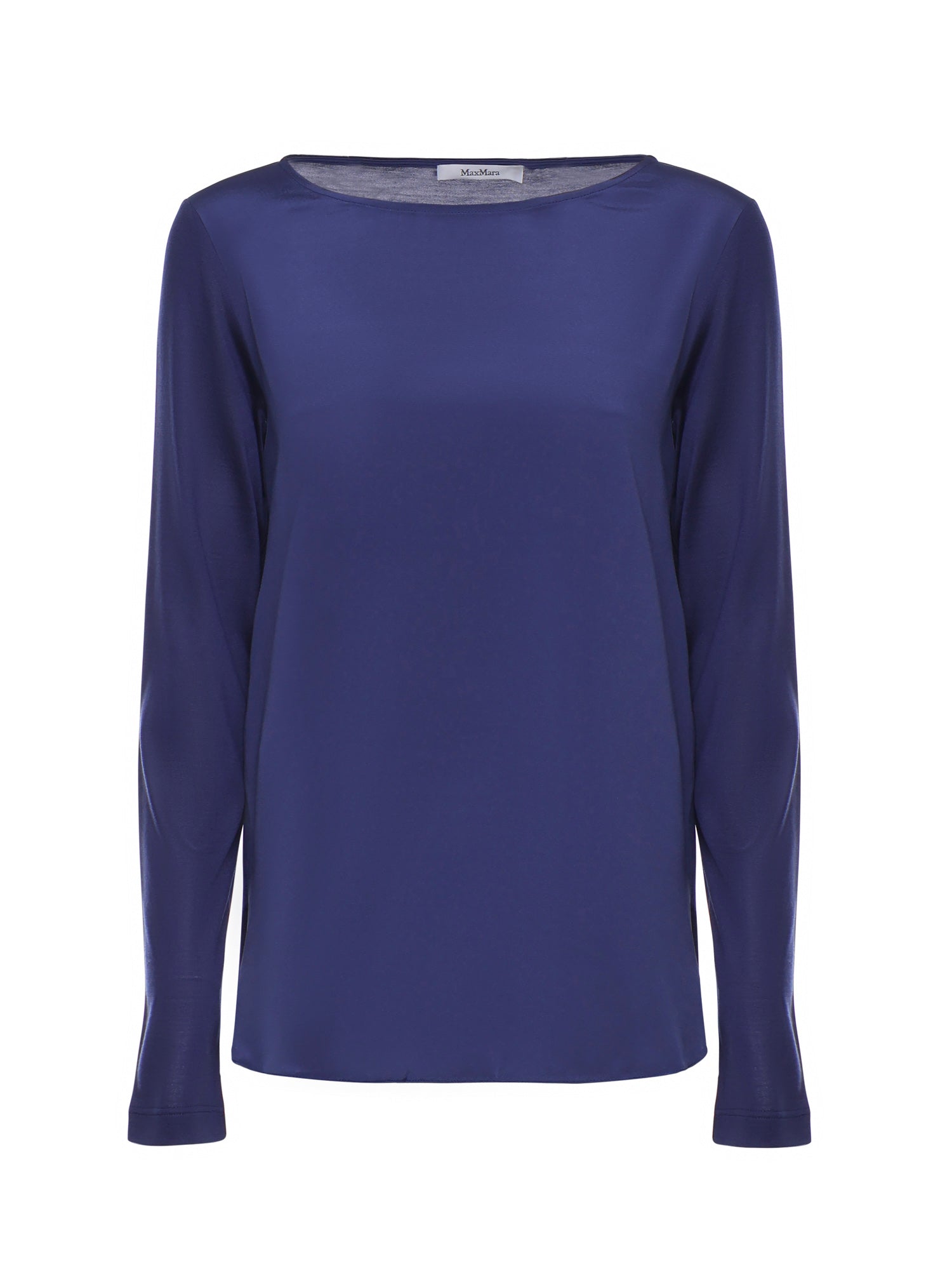 T-shirt in crêpe de Chine di seta e jersey 2611941048600 001 MAX MARA 