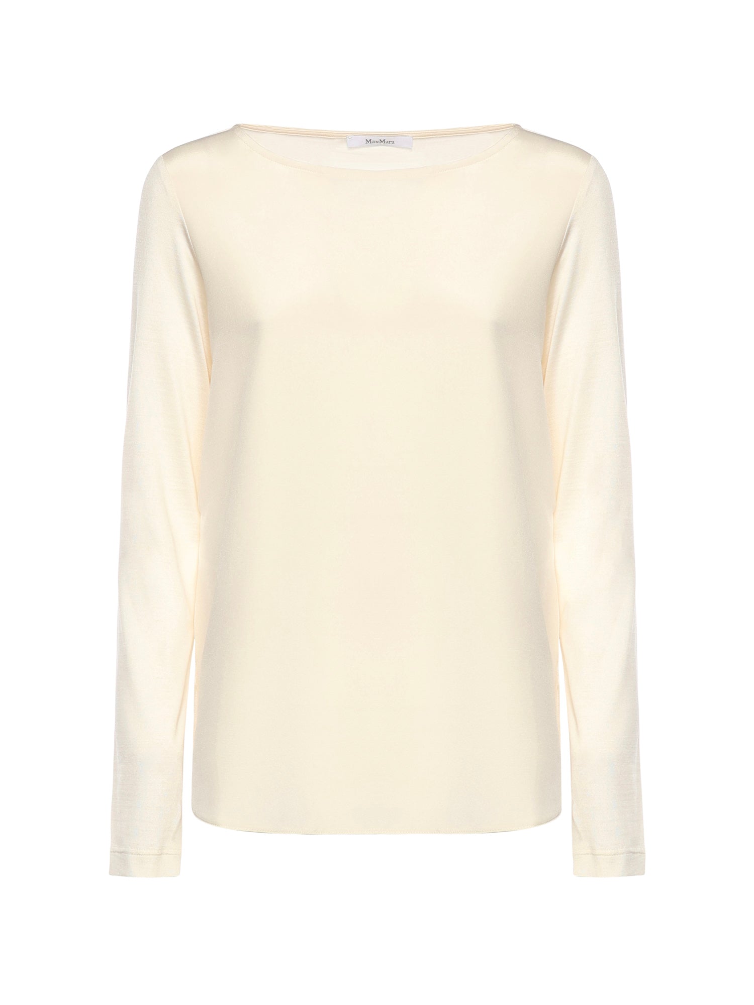 T-shirt in crêpe de Chine di seta e jersey 2611941048600 006 MAX MARA 