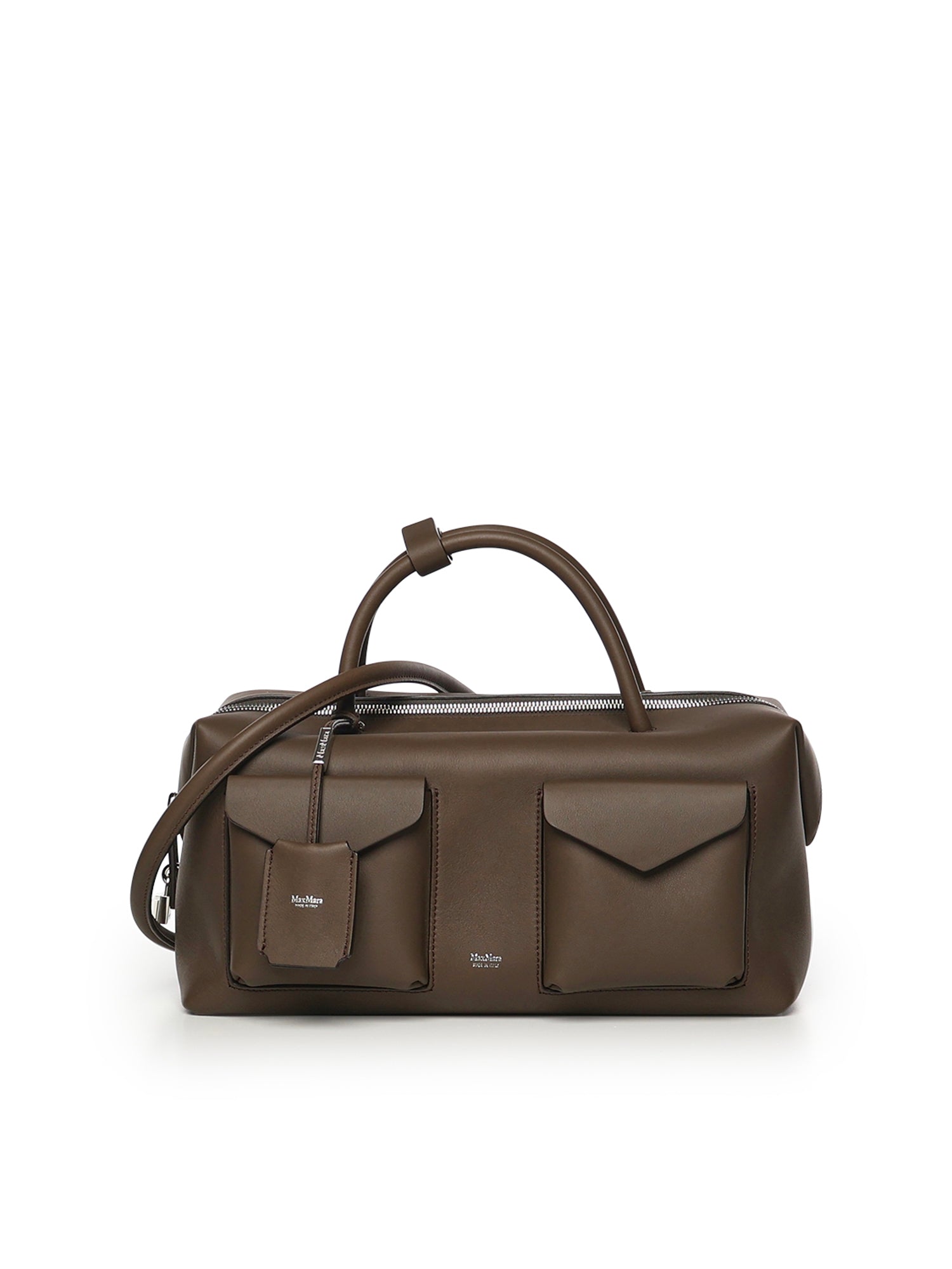 Bauletto large in pelle con tasche 2614511011600 002 MAX MARA 