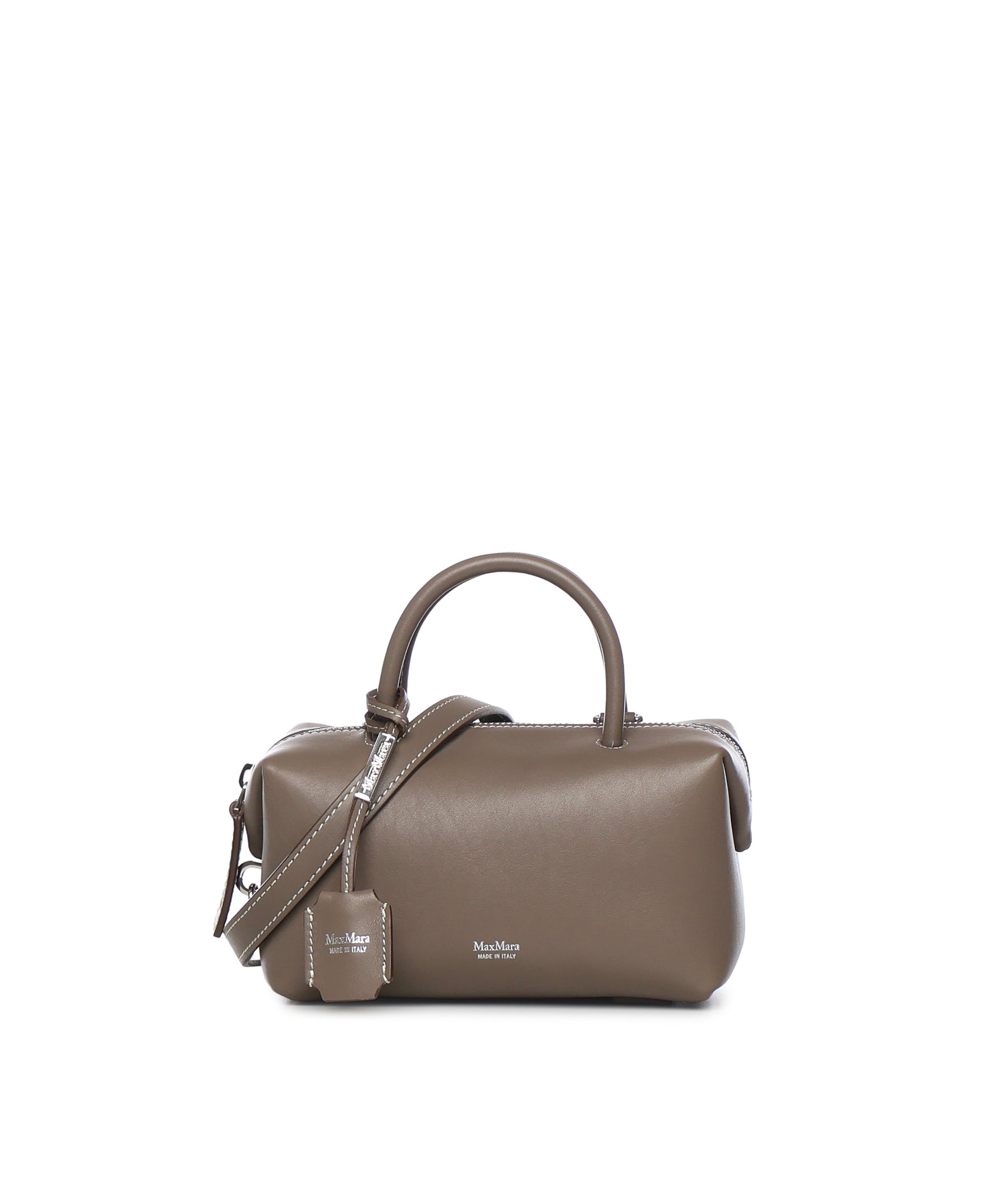Bauletto in pelle con logo 2614511031600 027 MAX MARA 