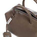 Bauletto in pelle con logo 2614511031600 027 MAX MARA 