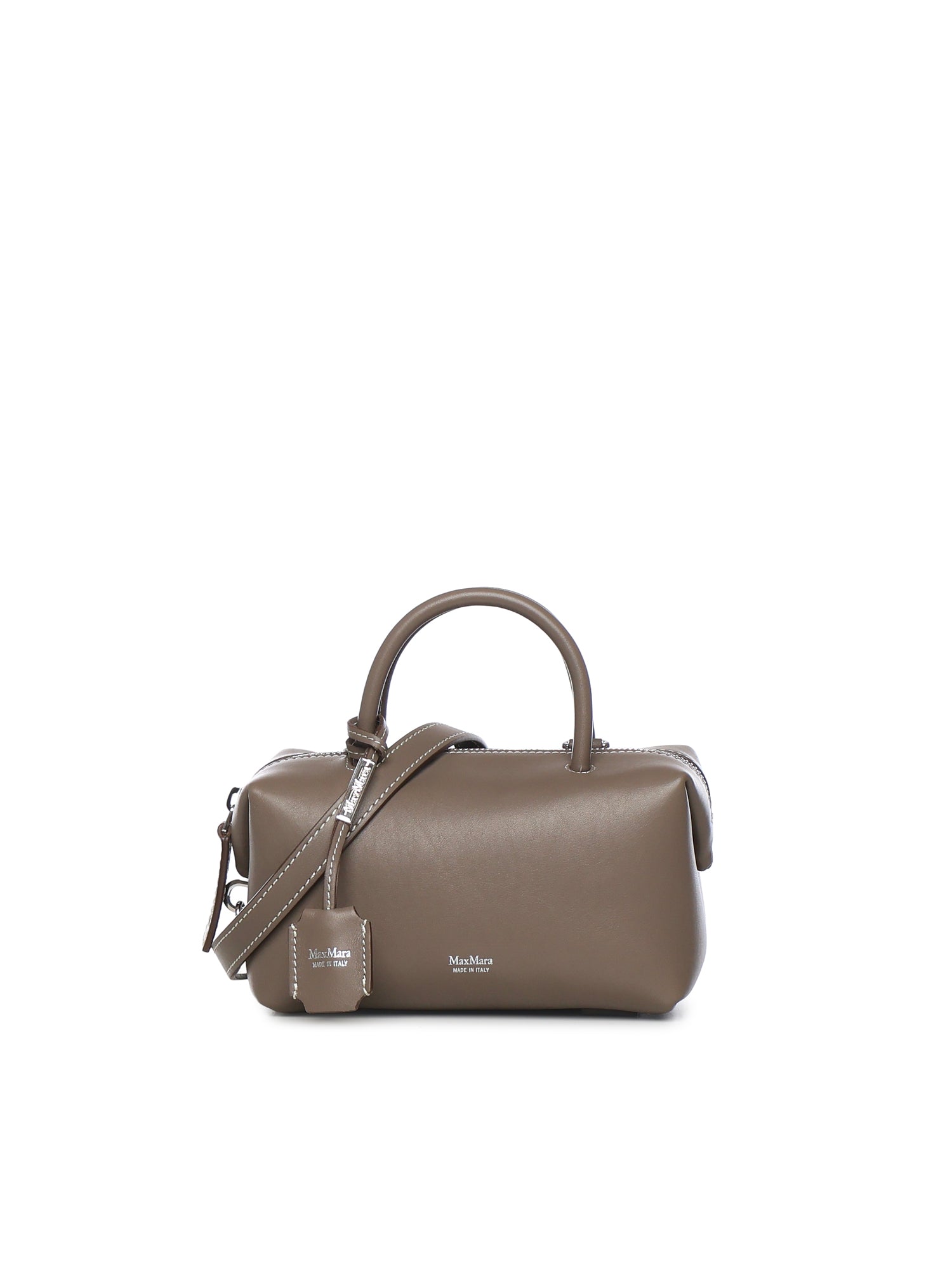 Bauletto in pelle con logo 2614511031600 027 MAX MARA 