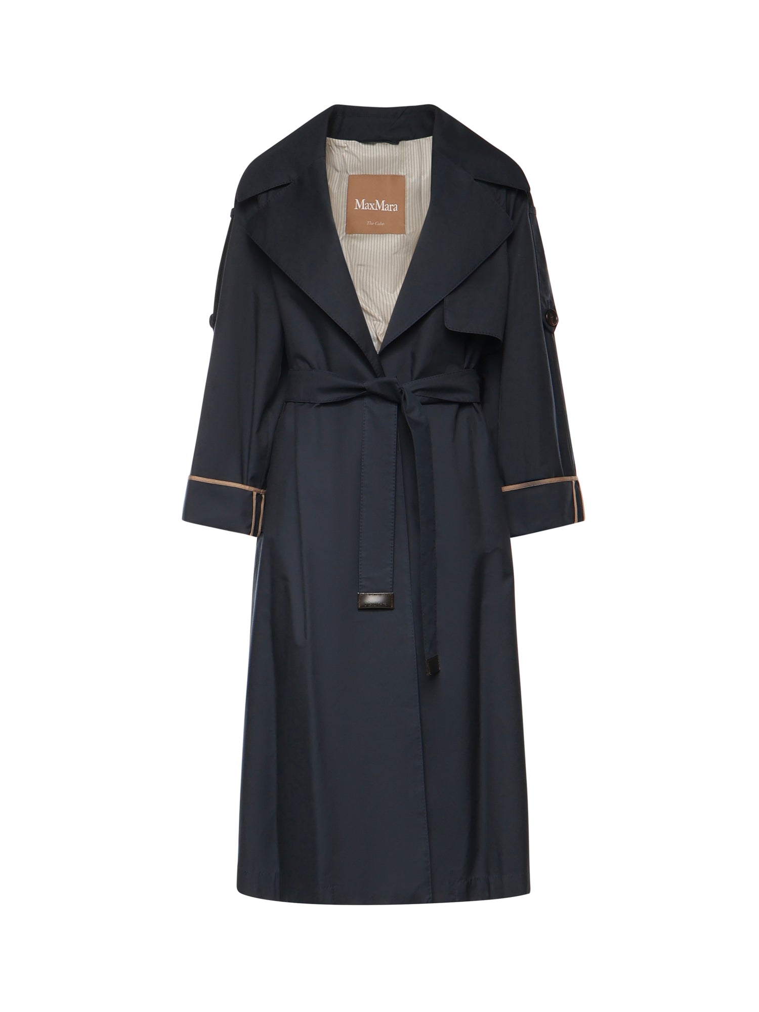 Trench over in twill antigoccia 2619021014600 006 MAX MARA THE CUBE 