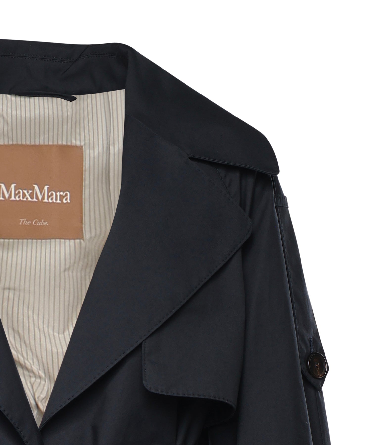 Trench over in twill antigoccia 2619021014600 006 MAX MARA THE CUBE 