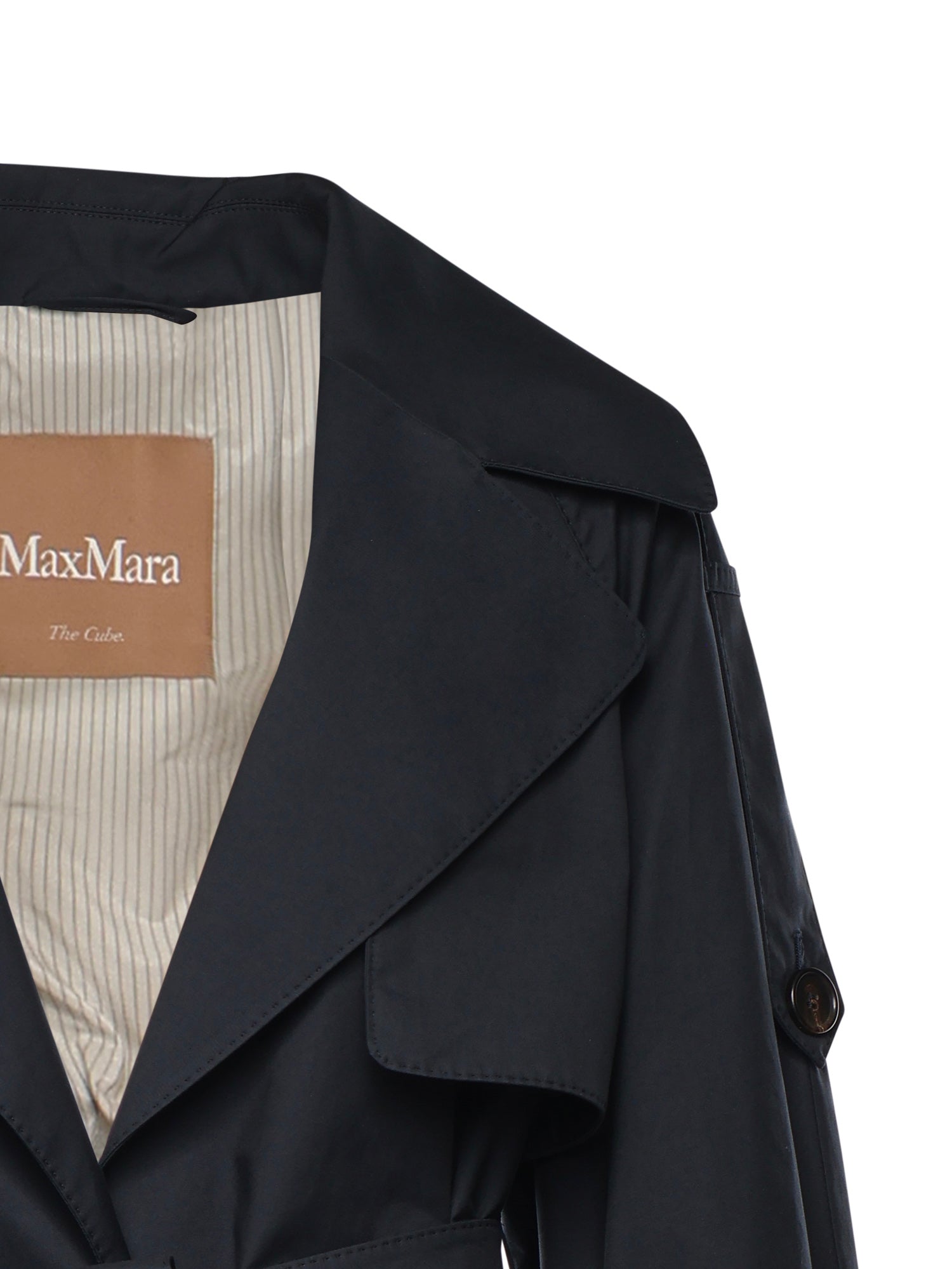 Trench over in twill antigoccia 2619021014600 006 MAX MARA THE CUBE 
