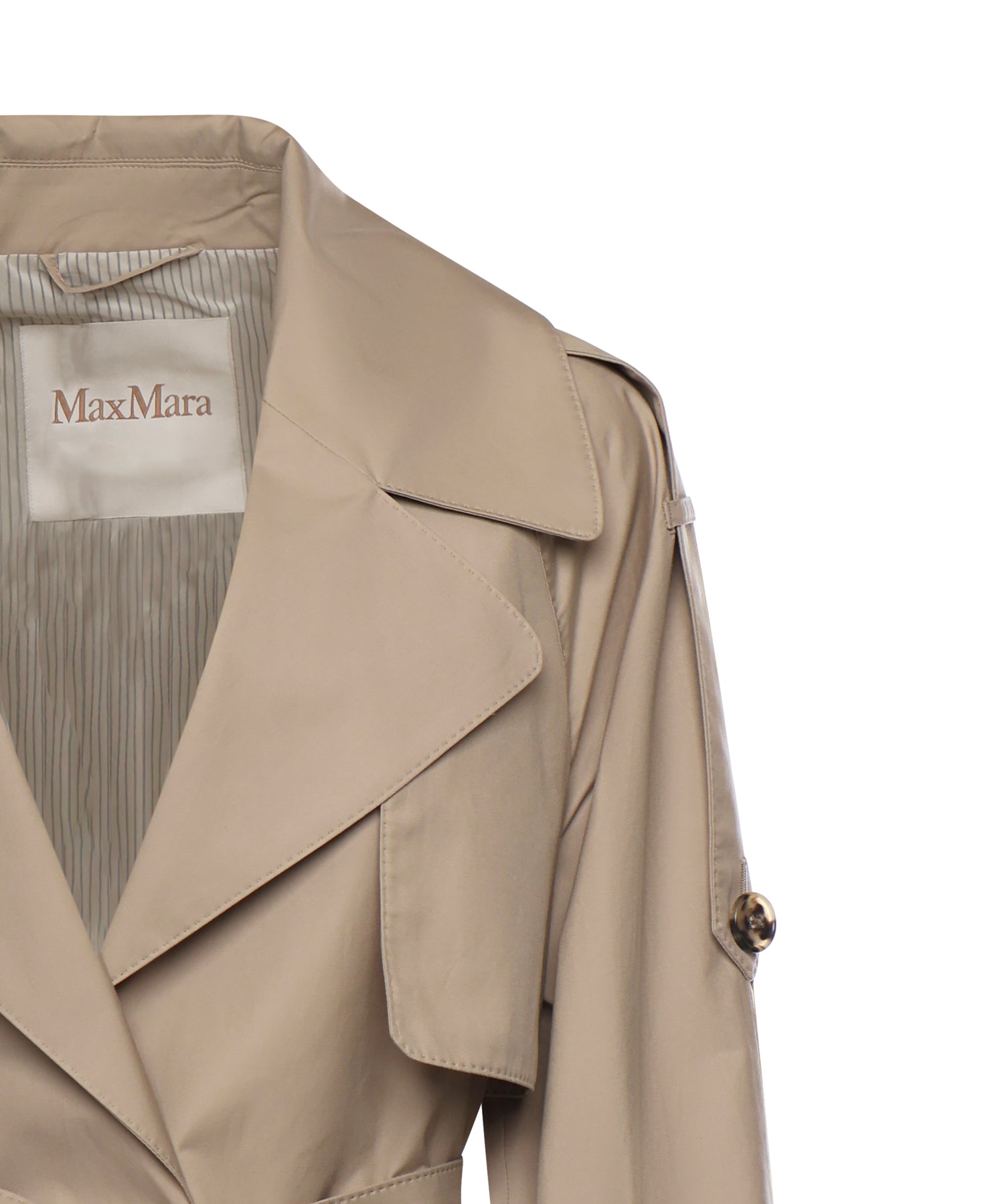 Trench over in twill antigoccia 2619021014600 013 MAX MARA THE CUBE 