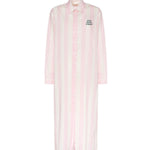 Abito chemisier in cotone a righe ADN0001 01389L MC2 SAINT BARTH 