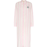 Abito chemisier in cotone a righe ADN0001 01389L MC2 SAINT BARTH 