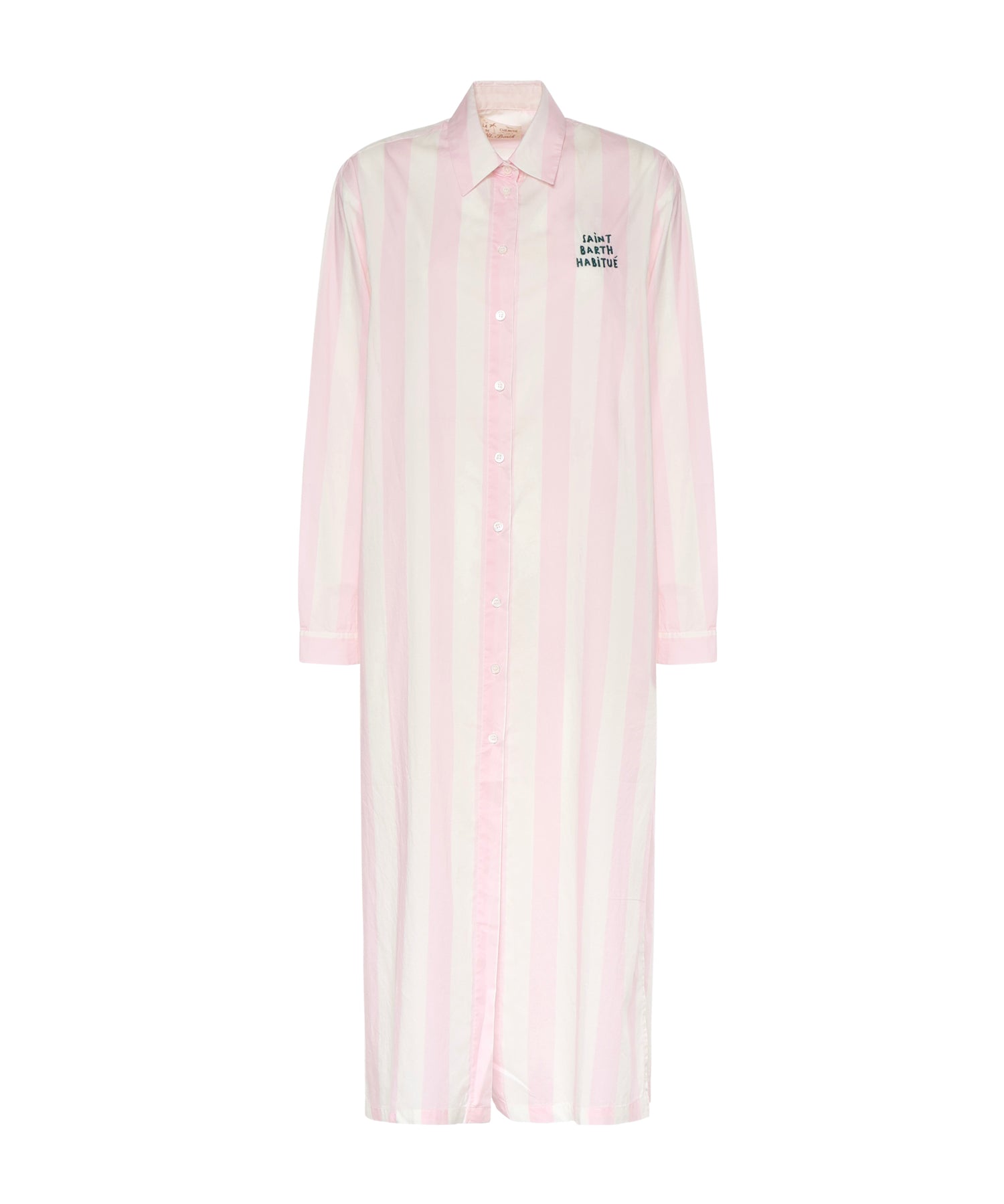 Abito chemisier in cotone a righe ADN0001 01389L MC2 SAINT BARTH 